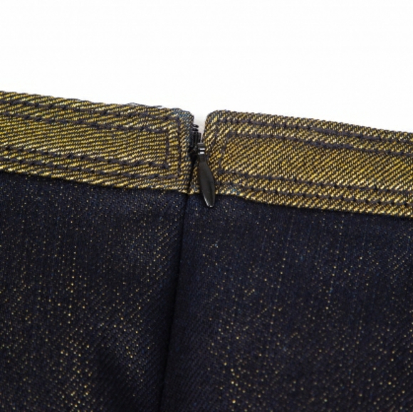 GAULTIER2 DENIM SKIRT - Picture 7 of 12